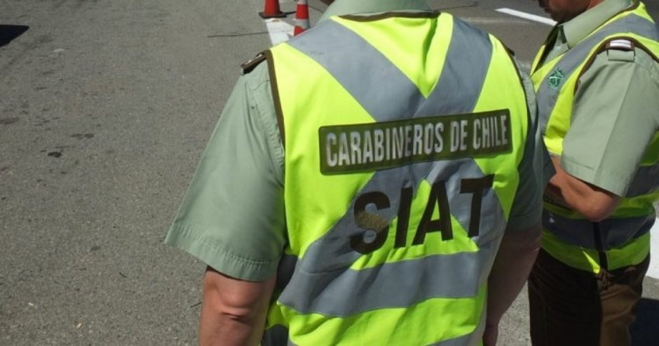 SIAT de Carabineros realizó los peritajes respectivos para determinar la dinámica del hecho. (Imagen referencial)